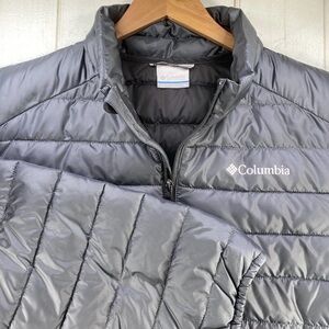 Columbia Foster Falls Puffer Jacket Mens Medium Gray Omni-Shield NWT Retail $100